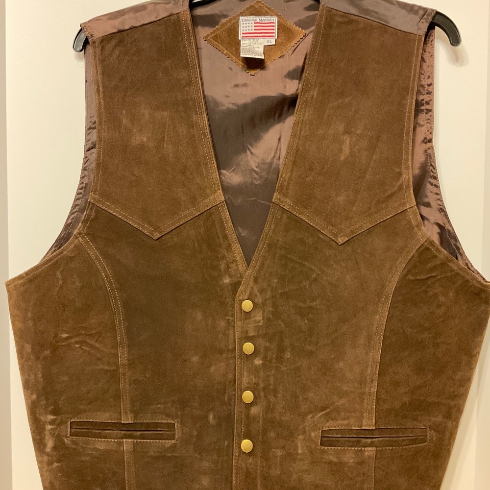 Leather Vest XL